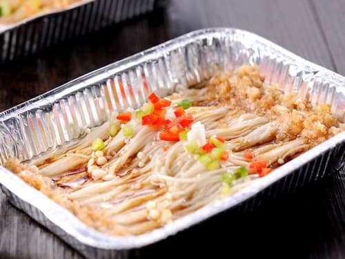 鄢陵锡纸烤金针菇